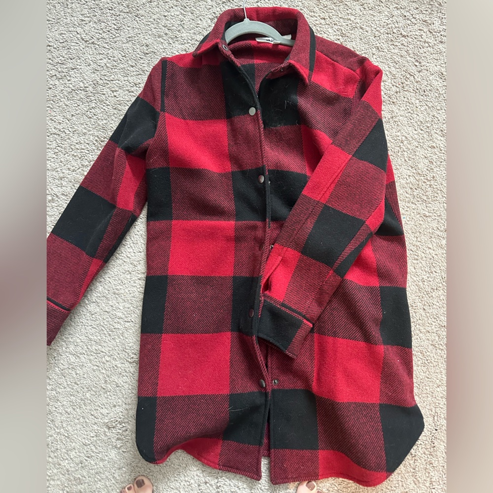 BB Dakota Burgundy and Black Striped Apparel